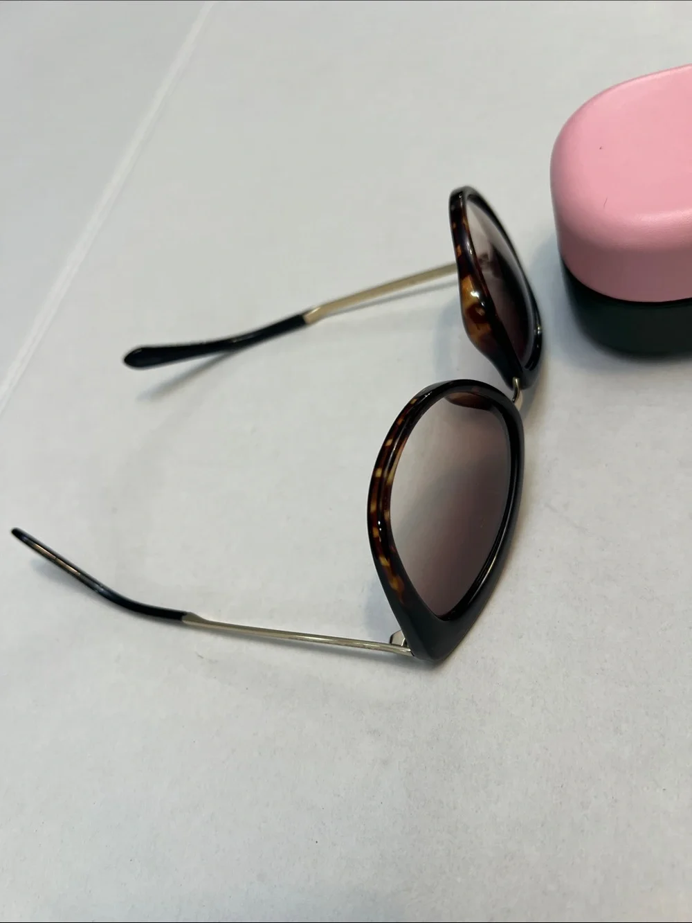 KATE SPADE Black & tortoise Havana Cissy Butterfly Sunglasses